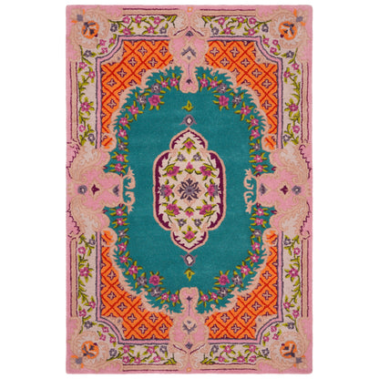 Tapis médaillon oriental en laine fait main Bellagio Tatevik de SAFAVIEH
