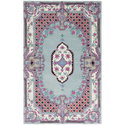 Tapis médaillon oriental en laine fait main Bellagio Tatevik de SAFAVIEH