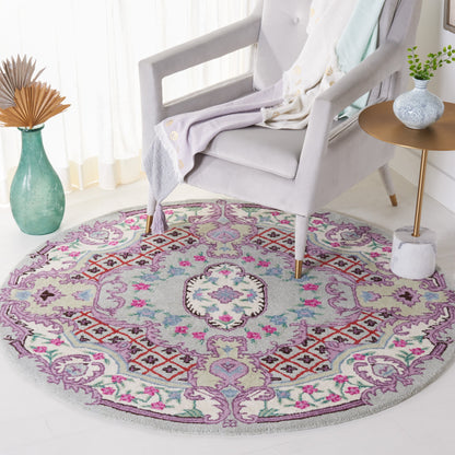 Tapis médaillon oriental en laine fait main Bellagio Tatevik de SAFAVIEH