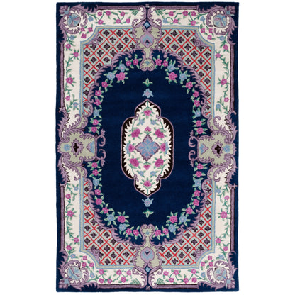 Tapis médaillon oriental en laine fait main Bellagio Tatevik de SAFAVIEH