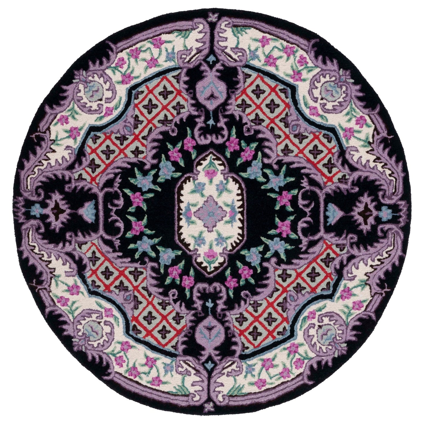 Tapis médaillon oriental en laine fait main Bellagio Tatevik de SAFAVIEH