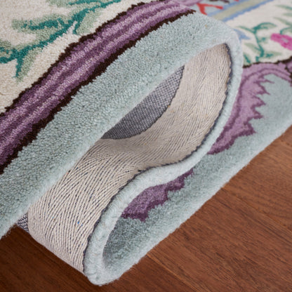 Tapis médaillon oriental en laine fait main Bellagio Tatevik de SAFAVIEH