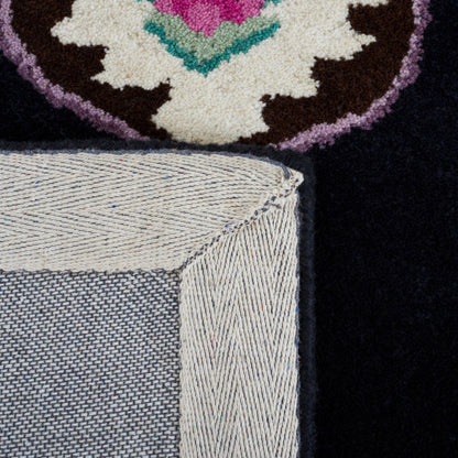 Tapis médaillon oriental en laine fait main Bellagio Tatevik de SAFAVIEH