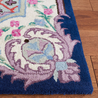 Tapis médaillon oriental en laine fait main Bellagio Tatevik de SAFAVIEH
