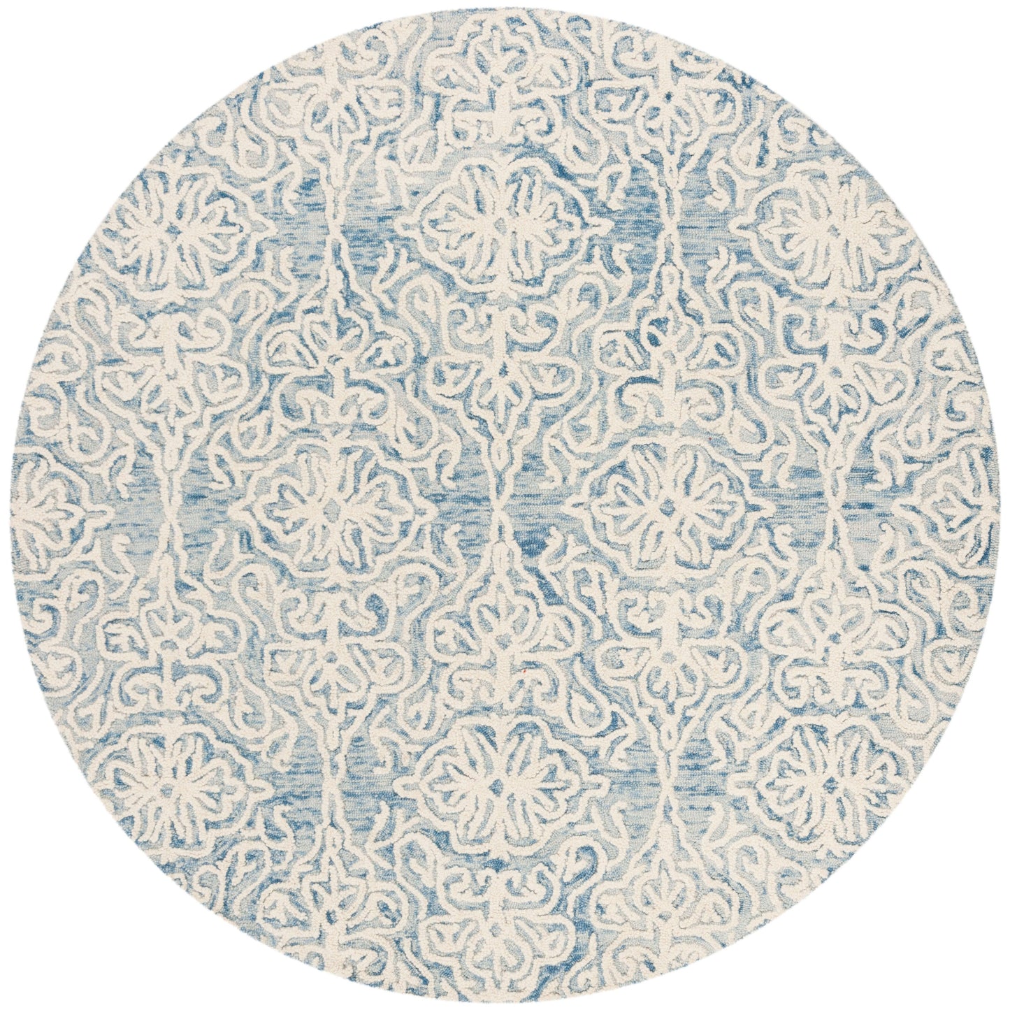 Tapis moderne en laine florale SAFAVIEH fait main Blossom Cateluta