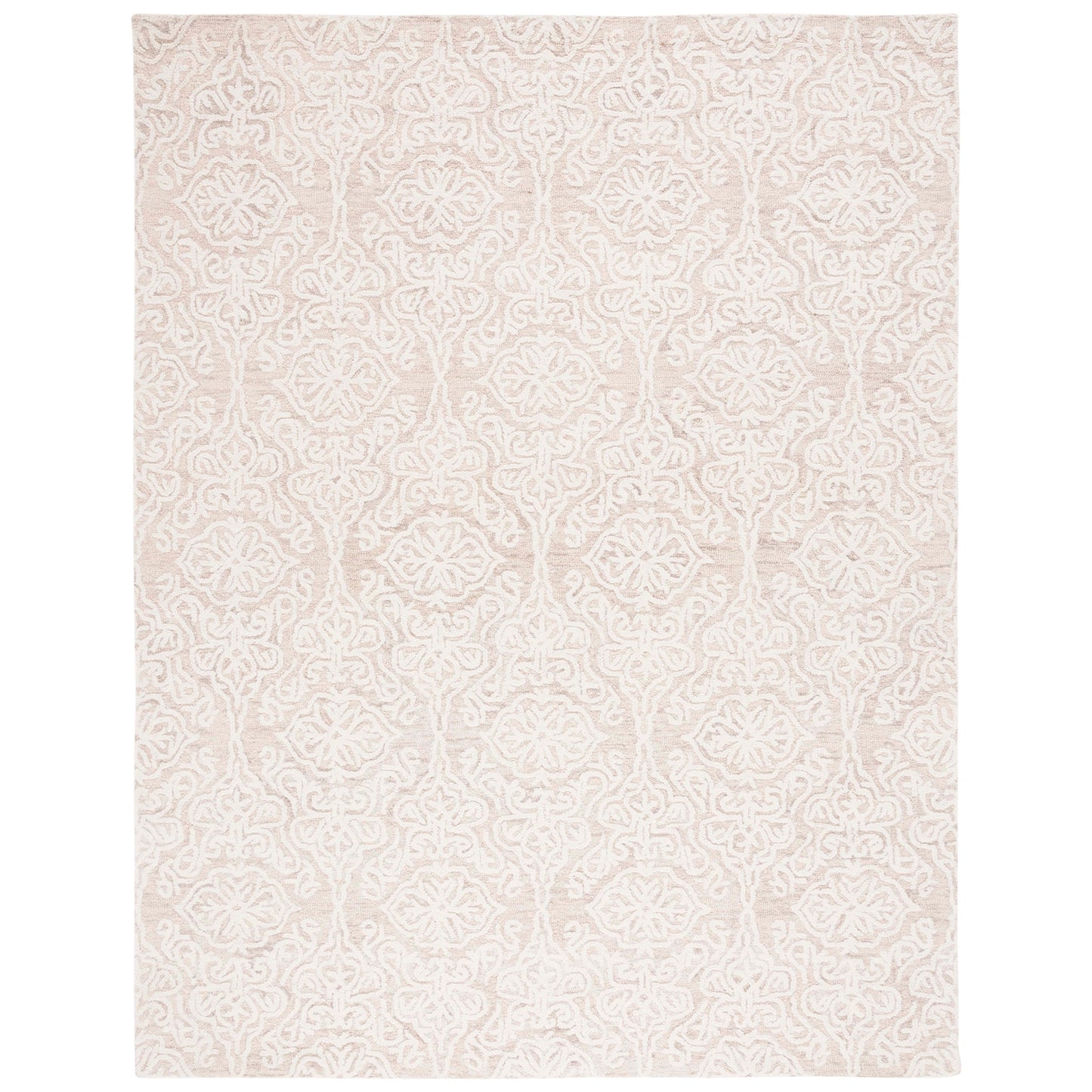 Tapis moderne en laine florale SAFAVIEH fait main Blossom Cateluta