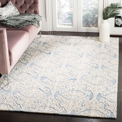 Tapis moderne en laine florale SAFAVIEH fait main Blossom Cateluta