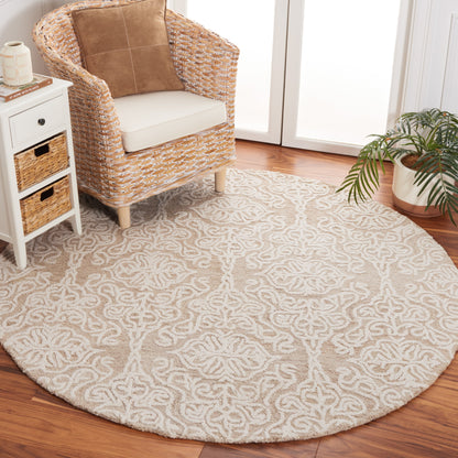 Tapis moderne en laine florale SAFAVIEH fait main Blossom Cateluta