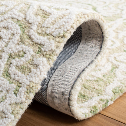 Tapis moderne en laine florale SAFAVIEH fait main Blossom Cateluta