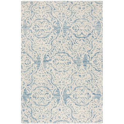 Tapis moderne en laine florale SAFAVIEH fait main Blossom Cateluta