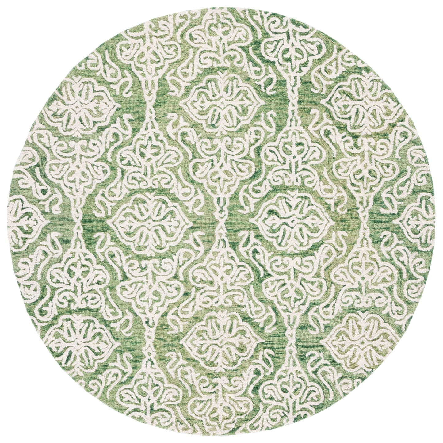 Tapis moderne en laine florale SAFAVIEH fait main Blossom Cateluta