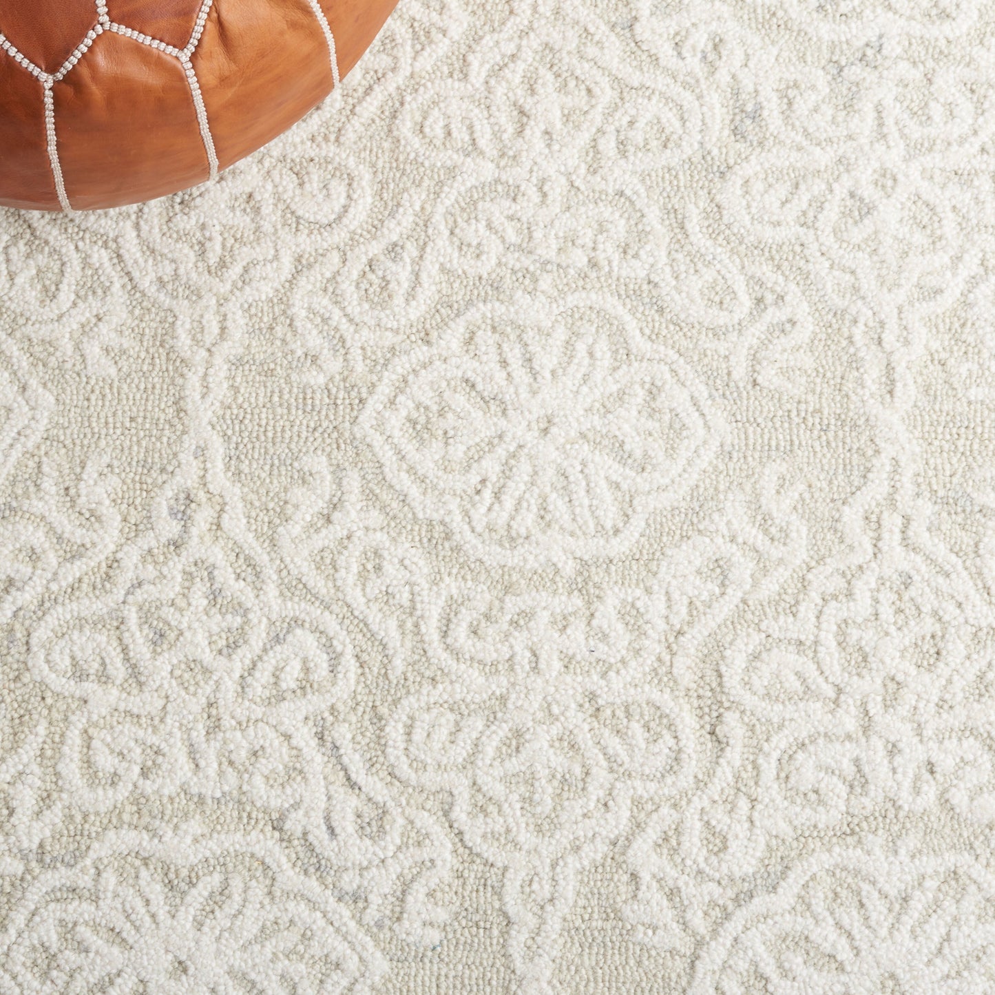 Tapis moderne en laine florale SAFAVIEH fait main Blossom Cateluta