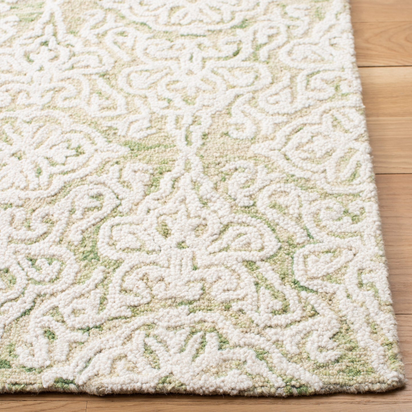 Tapis moderne en laine florale SAFAVIEH fait main Blossom Cateluta