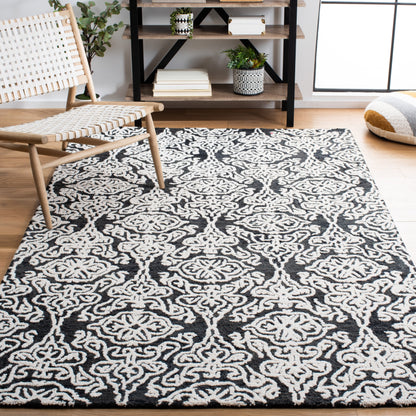 Tapis moderne en laine florale SAFAVIEH fait main Blossom Cateluta