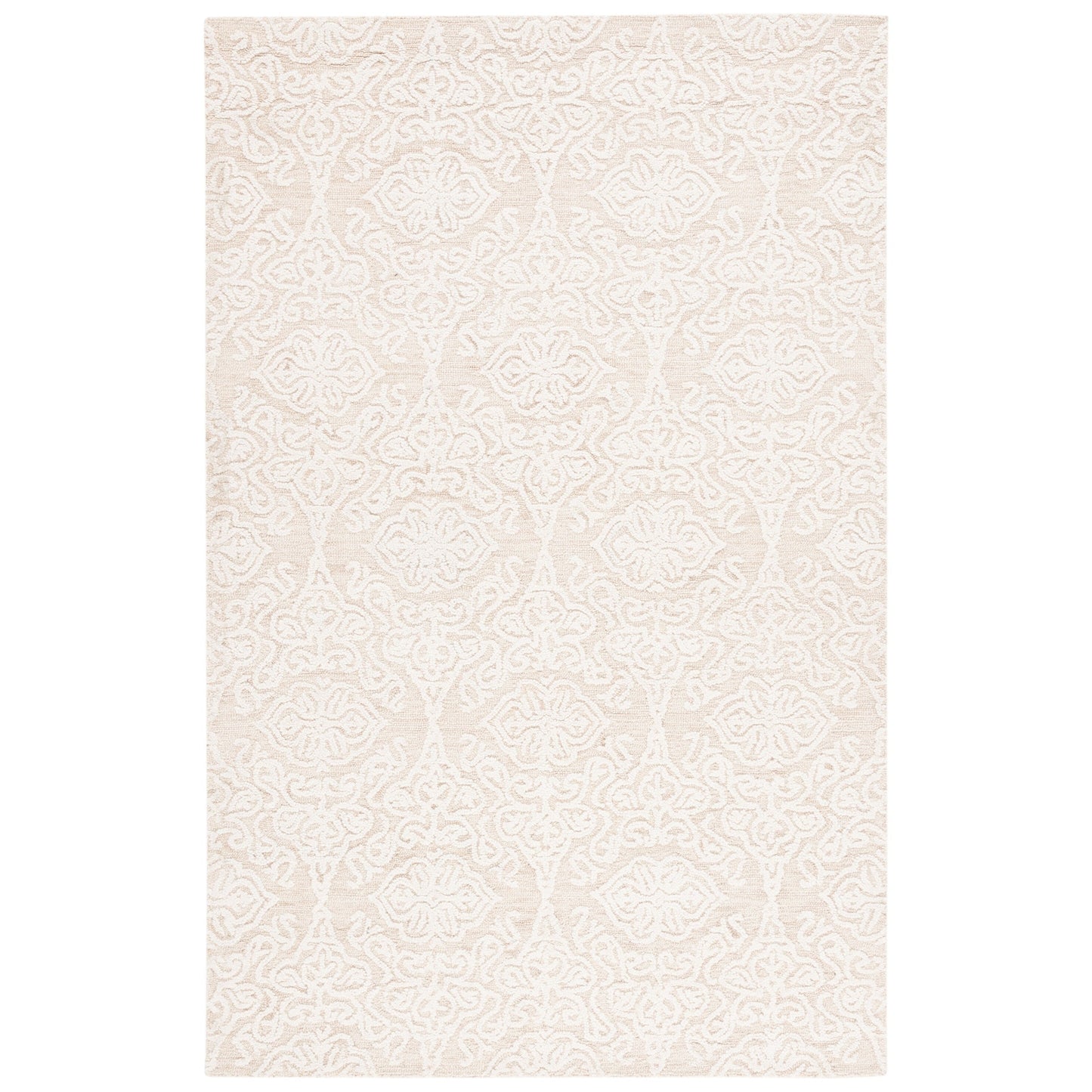 Tapis moderne en laine florale SAFAVIEH fait main Blossom Cateluta