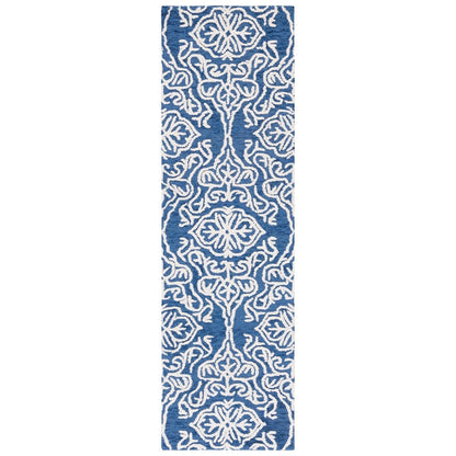 Tapis moderne en laine florale SAFAVIEH fait main Blossom Cateluta