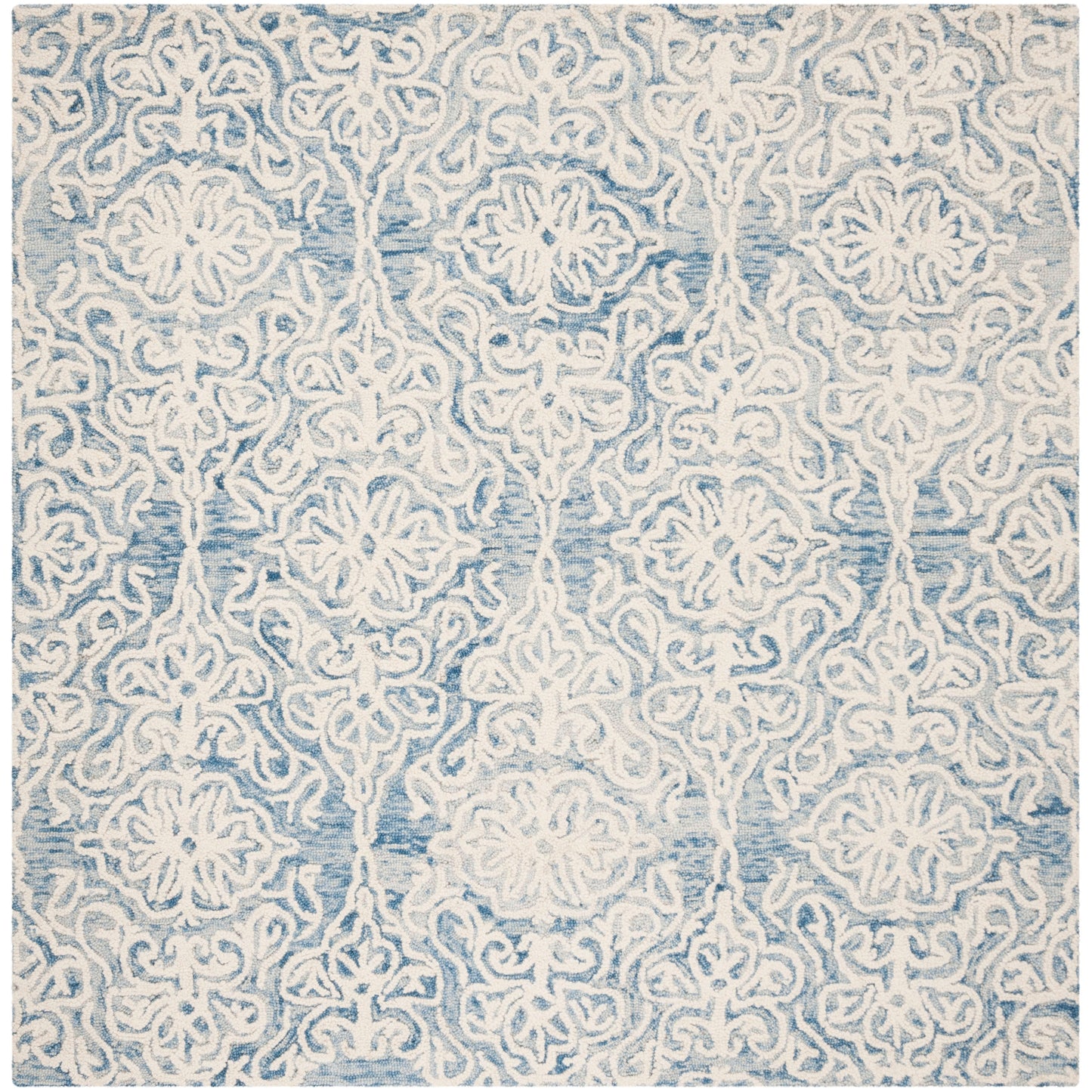 Tapis moderne en laine florale SAFAVIEH fait main Blossom Cateluta