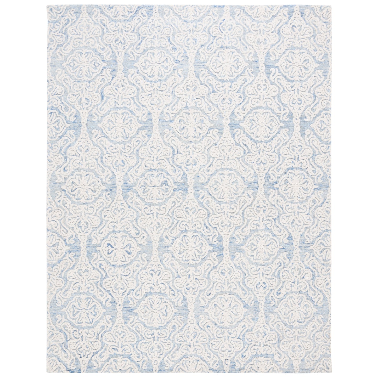 Tapis moderne en laine florale SAFAVIEH fait main Blossom Cateluta