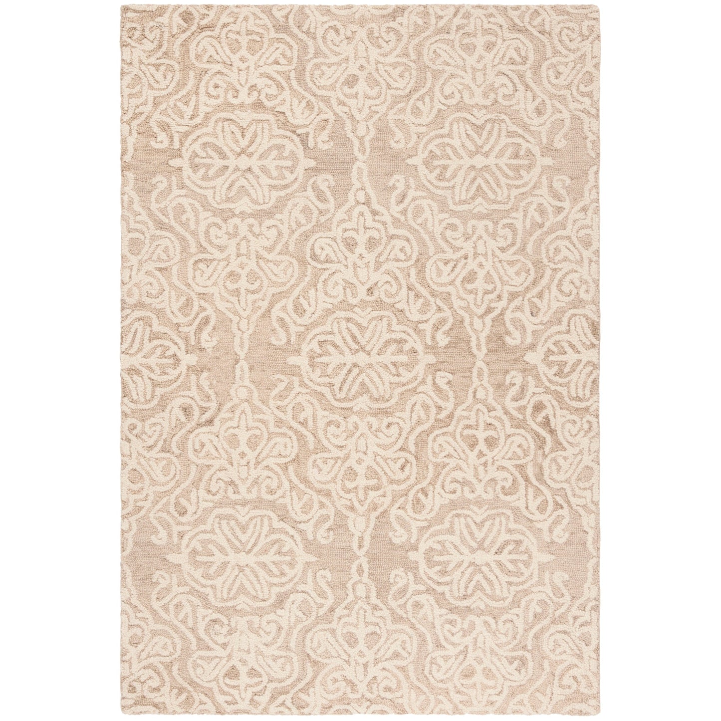 Tapis moderne en laine florale SAFAVIEH fait main Blossom Cateluta