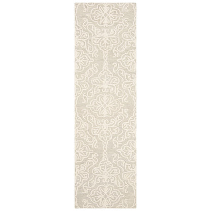 Tapis moderne en laine florale SAFAVIEH fait main Blossom Cateluta