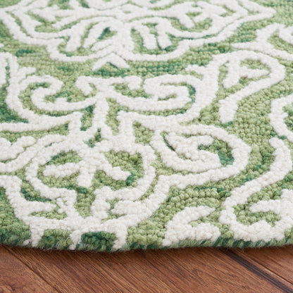 Tapis moderne en laine florale SAFAVIEH fait main Blossom Cateluta