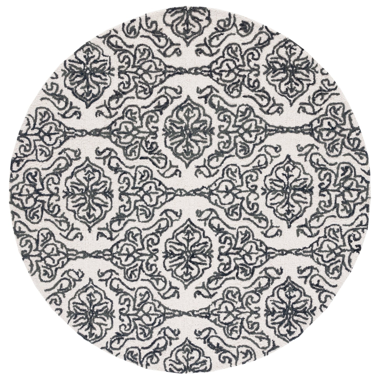 Tapis moderne en laine florale SAFAVIEH fait main Blossom Cateluta