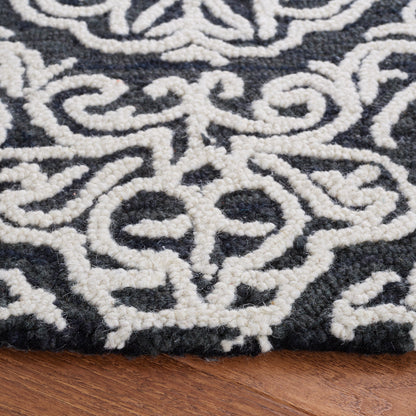 Tapis moderne en laine florale SAFAVIEH fait main Blossom Cateluta