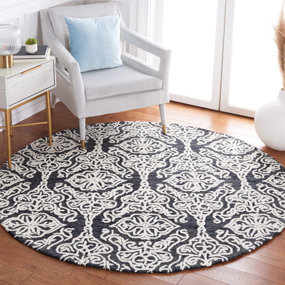 Tapis moderne en laine florale SAFAVIEH fait main Blossom Cateluta