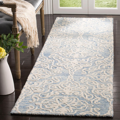 Tapis moderne en laine florale SAFAVIEH fait main Blossom Cateluta