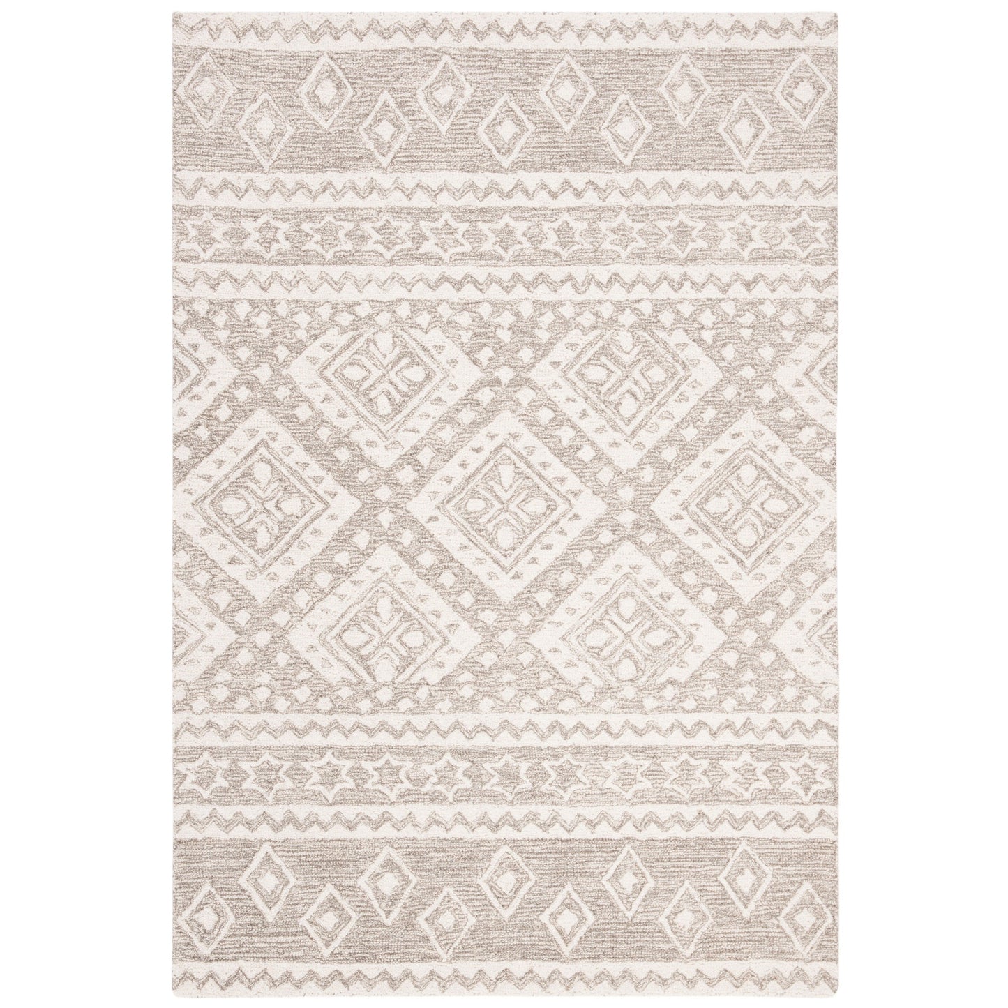 Tapis moderne en laine florale SAFAVIEH fait main Blossom Cateluta