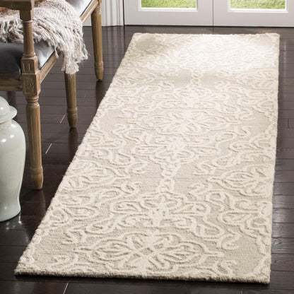 Tapis moderne en laine florale SAFAVIEH fait main Blossom Cateluta