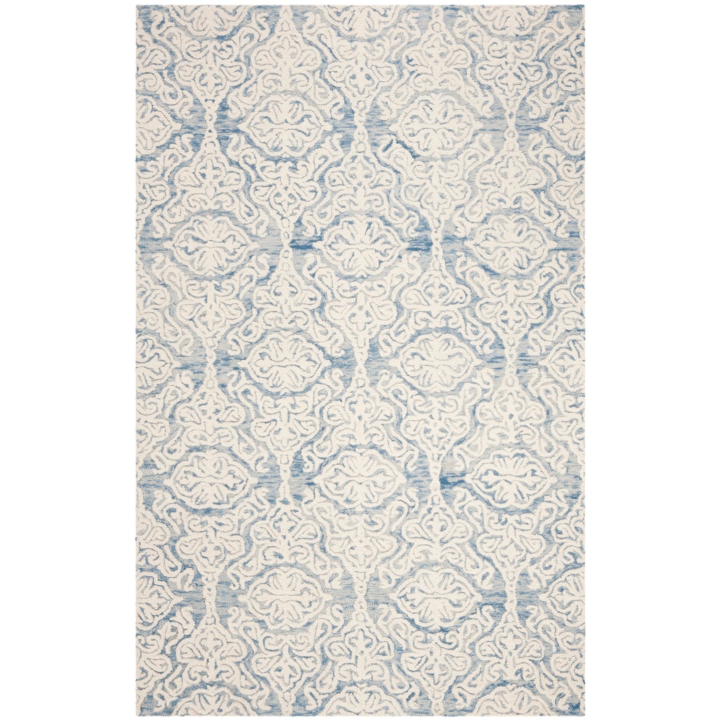 Tapis moderne en laine florale SAFAVIEH fait main Blossom Cateluta