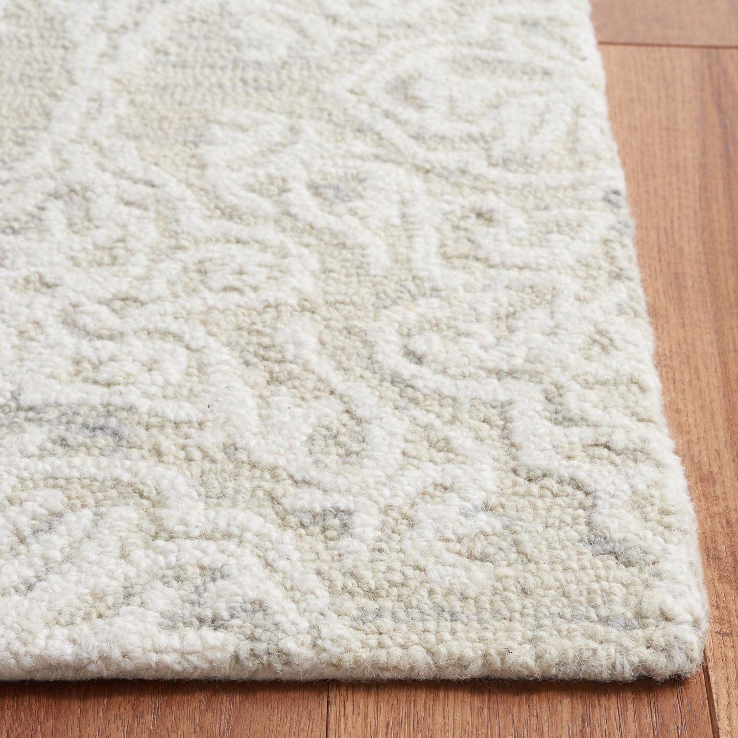 Tapis moderne en laine florale SAFAVIEH fait main Blossom Cateluta