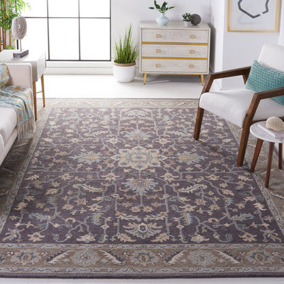 Tapis moderne en laine florale SAFAVIEH fait main Blossom Gulperi