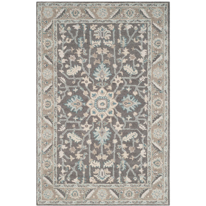 Tapis moderne en laine florale SAFAVIEH fait main Blossom Gulperi