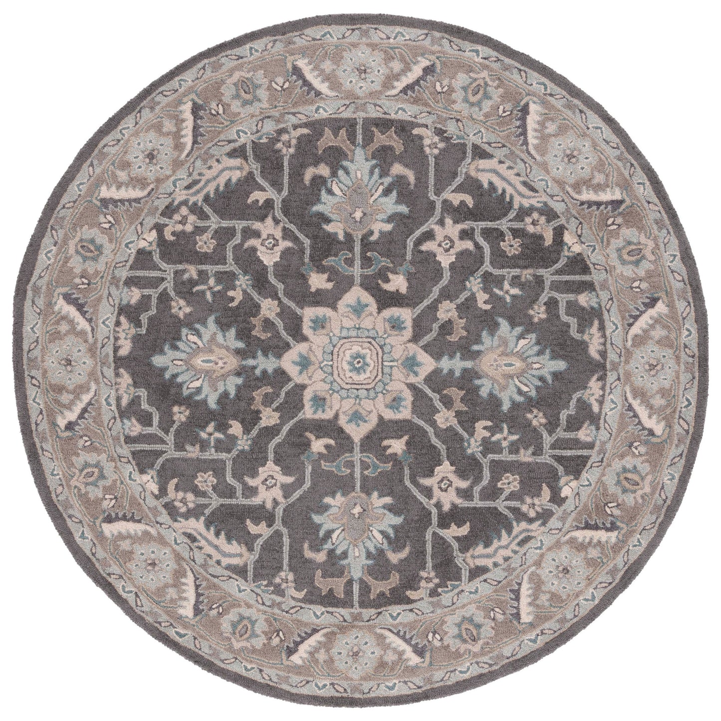 Tapis moderne en laine florale SAFAVIEH fait main Blossom Gulperi