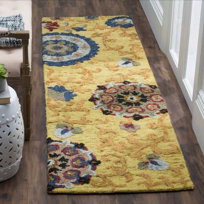 Tapis moderne en laine florale fait main SAFAVIEH Blossom Maaret