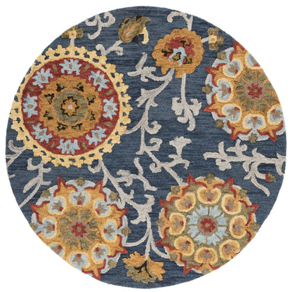Tapis moderne en laine florale fait main SAFAVIEH Blossom Maaret