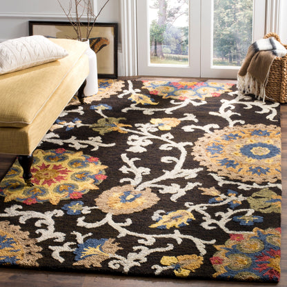 Tapis moderne en laine florale fait main SAFAVIEH Blossom Maaret