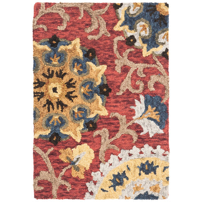 Tapis moderne en laine florale fait main SAFAVIEH Blossom Maaret