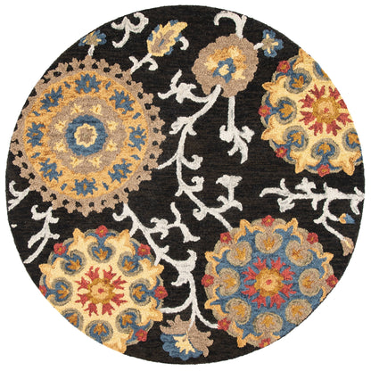 Tapis moderne en laine florale fait main SAFAVIEH Blossom Maaret