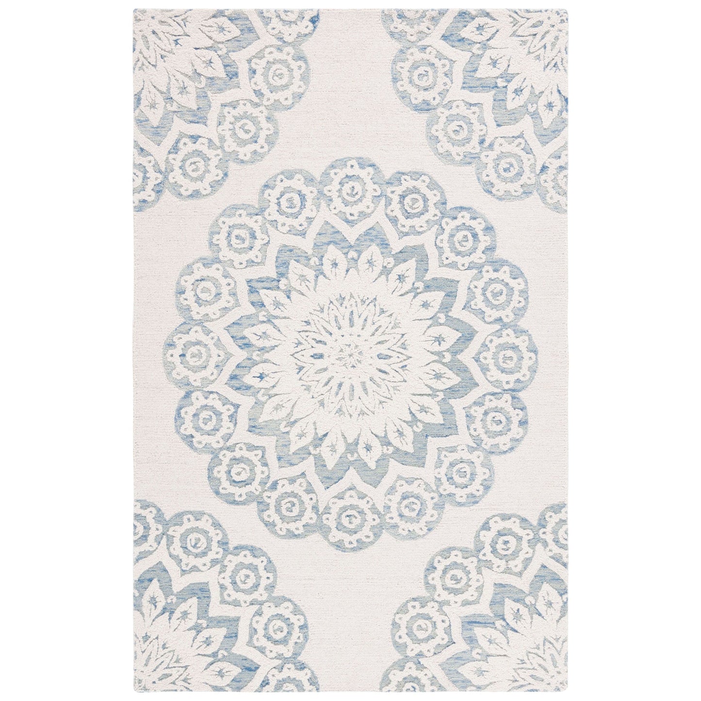 Tapis moderne en laine florale fait main SAFAVIEH Blossom Oriella