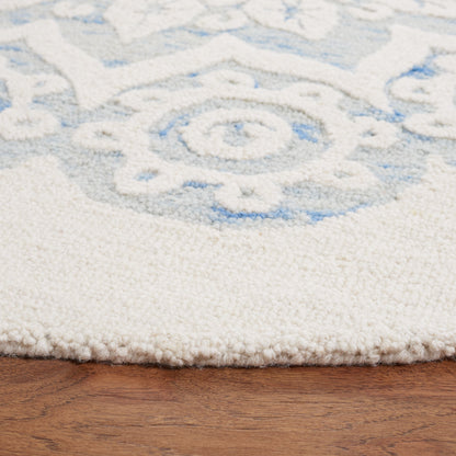 Tapis moderne en laine florale fait main SAFAVIEH Blossom Oriella