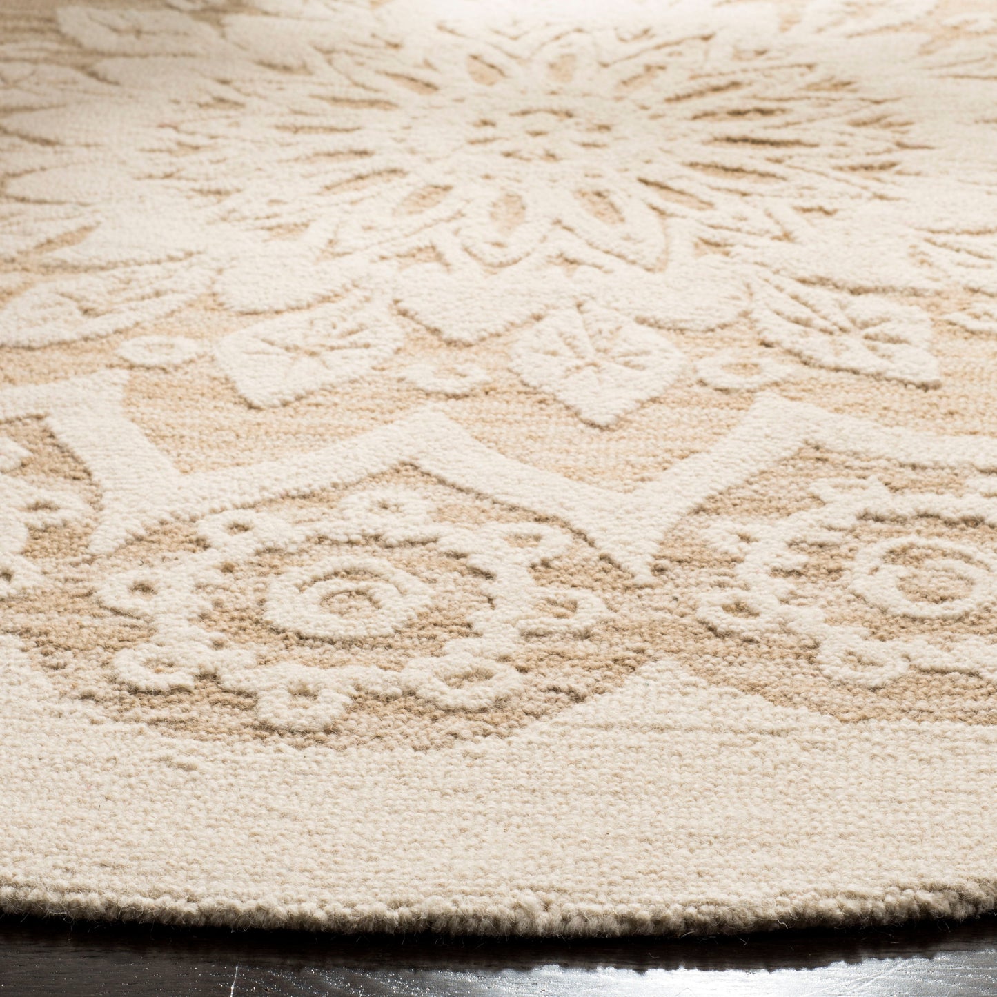 Tapis moderne en laine florale fait main SAFAVIEH Blossom Oriella