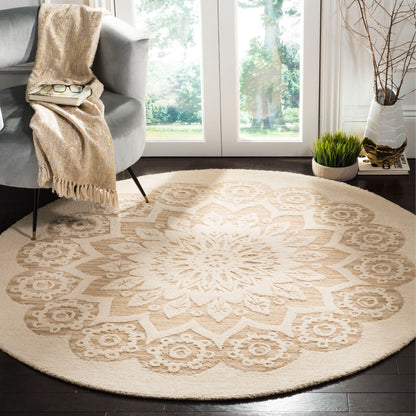 Tapis moderne en laine florale fait main SAFAVIEH Blossom Oriella
