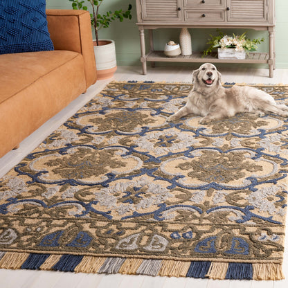Tapis en laine floral SAFAVIEH fait main Blossom Porzia