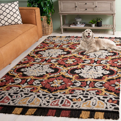 Tapis en laine floral SAFAVIEH fait main Blossom Porzia
