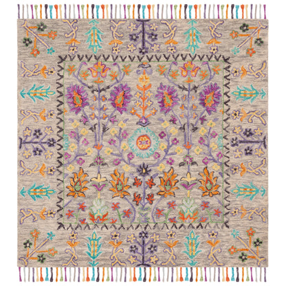 Tapis en laine floral moderne SAFAVIEH fait main Blossom Takuko