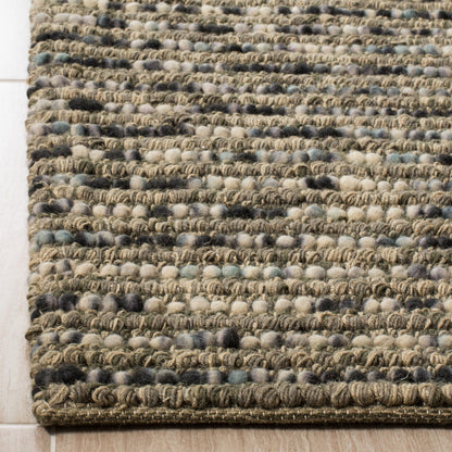 SAFAVIEH Tapis bohème fait à la main en jute et en laine Jelisava