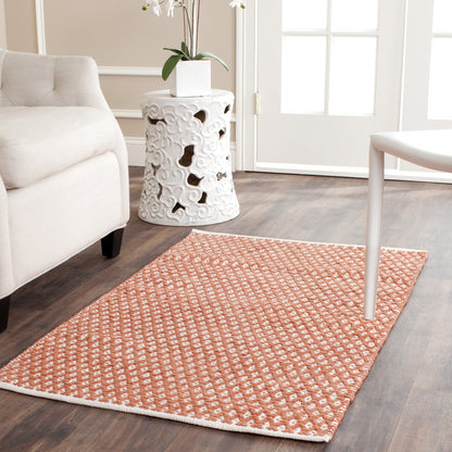 Tapis tissé plat en coton côtier Boston Shirine fait main SAFAVIEH